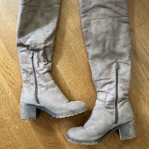 Light brown Above The Knee Boots